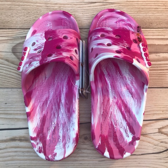 Classic Crocs Marbled Slide - Picture 11 of 13